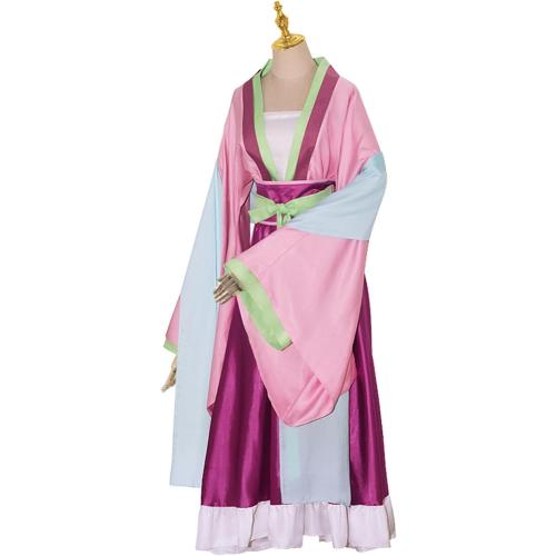 Size Large Women Halloween Kimono Costume Pink Kimono Dress Suit Cosplay Hanfu Dress Halloween Party
