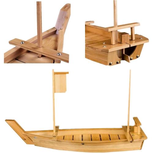 Sushi Boat Serving Tray, 24 Inch Sushi Boat for Restaurant Plates Commercial, Oversized Sushi Boat Trays for Restaurants or Home Use