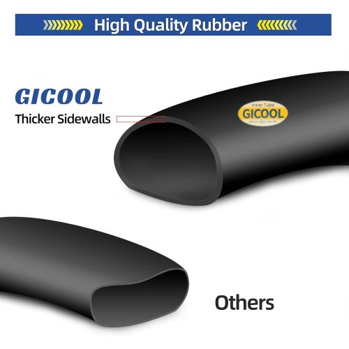 2.80/2.50-4 Inner Tubes, 2 Pack with TR87 Valve Stem, Heavy-Duty Inner Tubes, Replacement Tubes for Wheelbarrows, Hand Trucks, Dollies, Lawn Mowers, Scooters, Go Karts