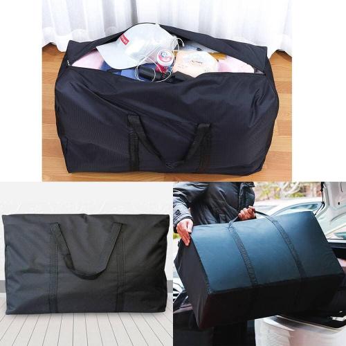 Extra Large Moving Bags with Strong Zippers & Carrying Handles, Storage Bags Storage Totes for Clothes, Moving Supplies, Space Saving, Oversized Storage Bag Organizer for Moving, Traveling (4 Pack)