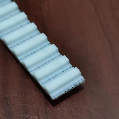 Generic T5 Timing Belt, Width 15mm, Pitch 5mm, 2 Meters (6.6ft) PU Polyurethane with Steel Core White Open Belt, T5 Synchronous Belt for 3D Printer, Lathe Belt Replacement