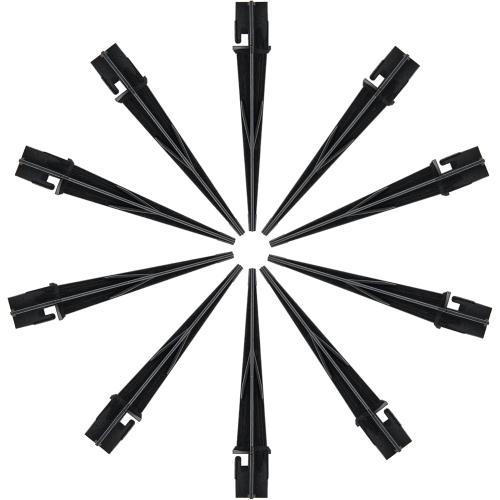 Replacement Stakes for Christmas Candy Cane Lights Outdoor 10PCS - Size 0.72 * 5 Inches, Plastic Candy Cane Pathway Markers Lights Spike, Used to Maintain Candy Cane Pathway Lights