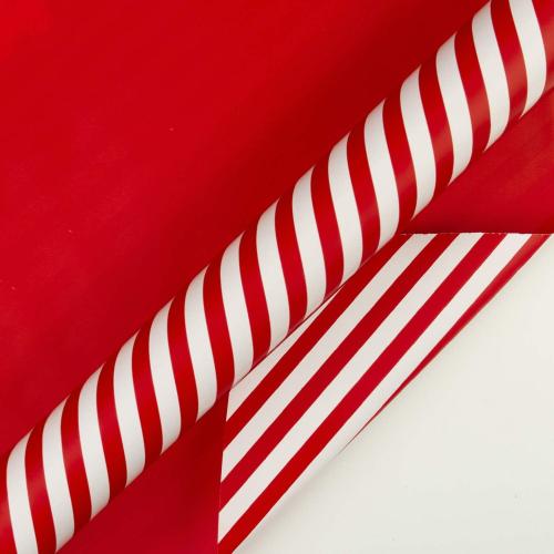 WRAPAHOLIC 30 Inch Reversible Wrapping Paper - Jumbo Roll Red and Stripes Design for Birthday, Holiday, Wedding, Baby Shower Wrap - 30 inch x 33 feet
