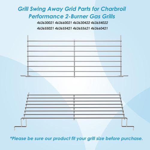 G325-0001-W1 Grill Warming Rack for Charbroil Performance 2 Burner Grill