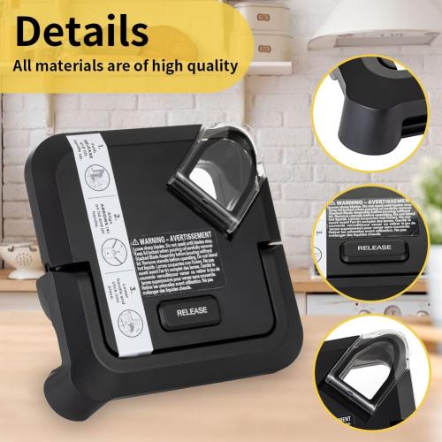 Blender Lid Replacement for Ninja 72 OZ Pitcher Locking Lid, Top Lid Cover Parts for BL642 BN701 BN751 BN801 BL610 DB751A CT610 Series,Compatible with old Model Pitcher with Rim Extension Only