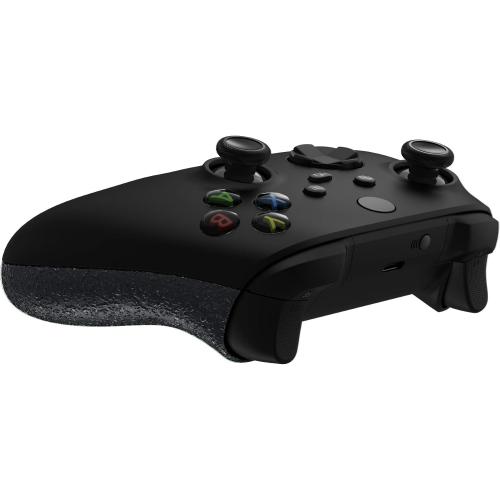eXtremeRate Grip Cover for Xbox Series X & S Controller, Textured Black Non-Slip Back Panels Accessories, Replacement Side Rails Shell for Xbox Wireless Controller