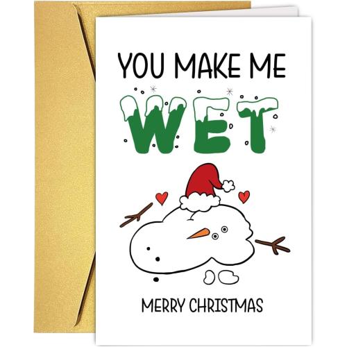 Funny Christmas Card for Him, Dirty Christmas Card Husband, Adult Christmas Card Him, Rude Christmas Card Gift Boyfriend, Sexy Christmas Card For Men, Merry Husband Boyfriend Fiance Christmas Card