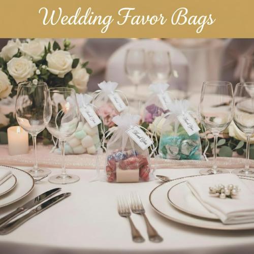 Sukh 100pcs Organza Bags 5''x7'' - White Sheer Mesh Drawstring Bags for Jewelry, Soap, Fruits, Candy, Small Gift Bags for Weddings, Valentine's Day, Mother's Day, Halloween, Thanksgiving, Christmas