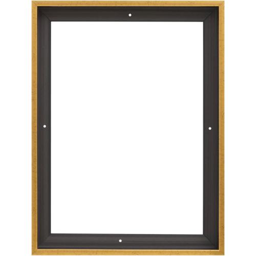 Pixy Canvas 18x24 inch Floater Frame for 1.5 Deep Canvas Paintings, Wood Panels & Stretched Canvas Boards. 4 Colors Available (Rustic Gold, 18 x 24)