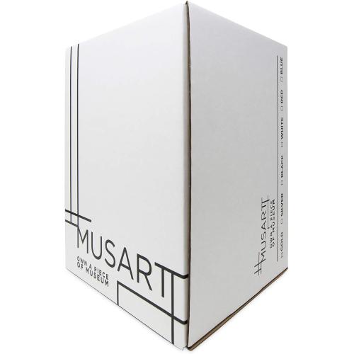 MUSART Exclusive Mona Lisa Statue Home Decor Limited Edition of 100 Urethane Resin with Urethane Glass Coat 10 Inches Height 3 Lbs (Blue)