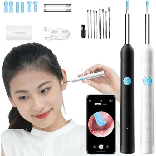 Ear Wax Removal Tool with Camera，Endoscope Ear Pick Cleaner Kit with Spoon,Smart Visual Ears Cleaners Tool,USB Visual Ears Cleaner for Adults and Kids,Pets,Personal Health Care Device