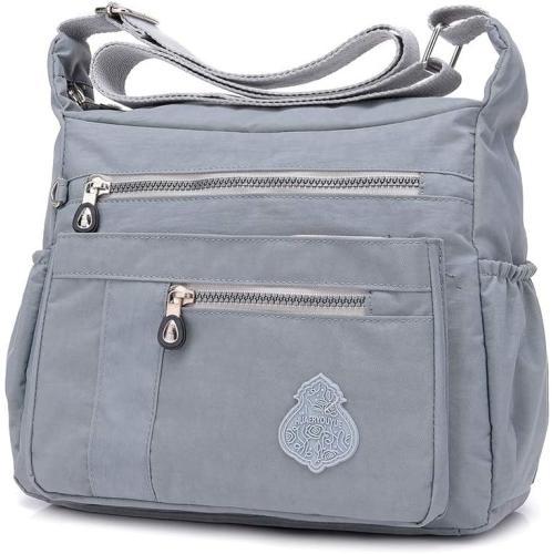 MINTEGRA Crossbody Bag for Women Nylon Waterproof Shoulder Purse Messenger Bag Lightweight Pocketbooks