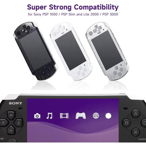 Replacement PSP Charger AC Adapter 5V Compatible with Sony PSP 1000 PSP Slim & Lite 2000 3000 PSP-110 PSP-1001 Series PSP-1001, 2001, PlayStation 3001 E-1000 L-Shape Replacement Sony Power Cord