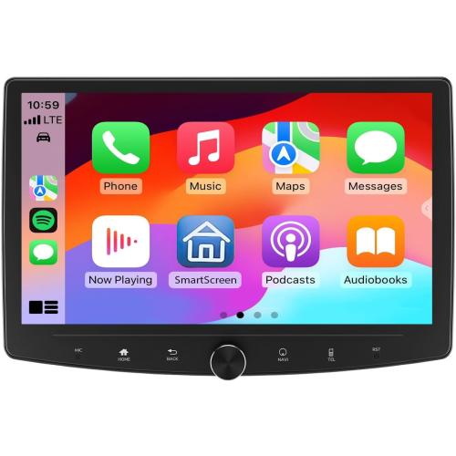 Eonon 6GB 64GB Double Din Car Stereo, 10.1 Inch Wireless CarPlay Android Auto Car Audio Receiver, Android 13 Touchscreen Navigation, Bluetooth, Backup Camera, 4G LTE, DSP -UX6SK-PLUS(UA13SK Upgrade