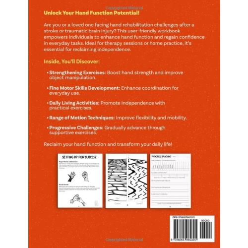 The Empowering Hand Function Stroke Recovery Activity Book Large Print: Engaging and Progressive Exercises for Rehabilitation and Enhanced Daily ... 15 Minutes Per Day! (Stroke Series)