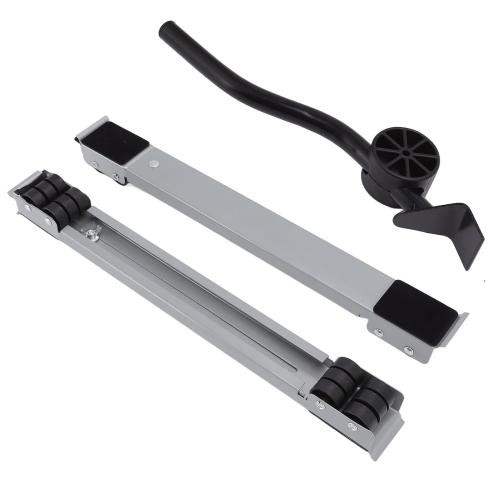 Duty Extendable Appliance Roller 300KG Capacity Detachable Double Row 24 Wheels for Refrigerators Washing Machines Cabinets and Furniture Gliding Slider with Secure Brakes