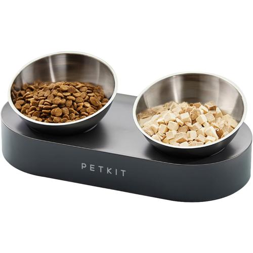 PETKIT CYBERTAIL - Stainless Steel Raised Bowl - Inclined Food and Feeding Bowls, Non-Slip, No Spill for Cats and Small Dogs