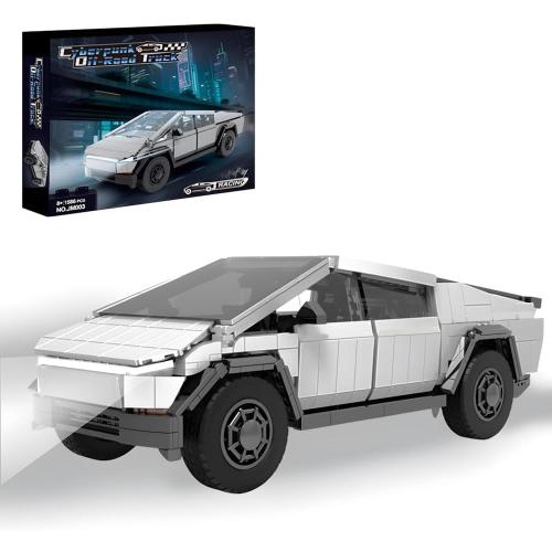 Light-Up Car Building Set,1:14 City Cyber Off-Road Truck Building Toy with Lights,STEM Building Block for Adults Kids,Boys and Girls,Ideas Creative Gift for Car Lovers,1547 pcs Collectible Model Kit