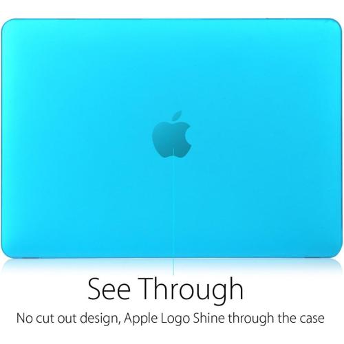 UESWILL Case for MacBook (Retina, 12 inch, 2015-2017), Aqua Blue