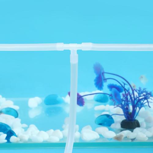 AQUANEAT 14Feet Aquarium Airline Tubing, Standard 3/16 Tubing, Air Pump Accessories,with Air Stones, Check Valves, Suction Cups and Connectors (Clear)