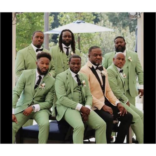 Size  XL ...3 Pieces Business Mens Suit Notch Lapel Blazer Formal Wedding Groom Pants Tux Vest Tuxedos