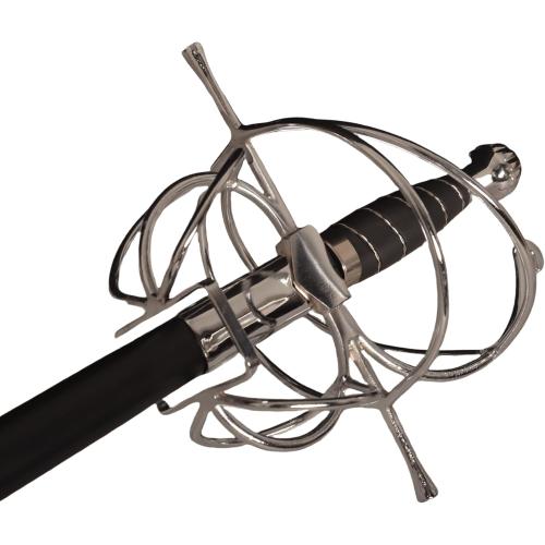 Sword Valley Medieval Fencing Western Handmade Sword - 116.5 cm/45.9″ - 2.3 kg/5 lb - Blade Made of Handmate Stainless Steel - Handle Design is Anti Slip and Sweat Proof - Worth Collecting