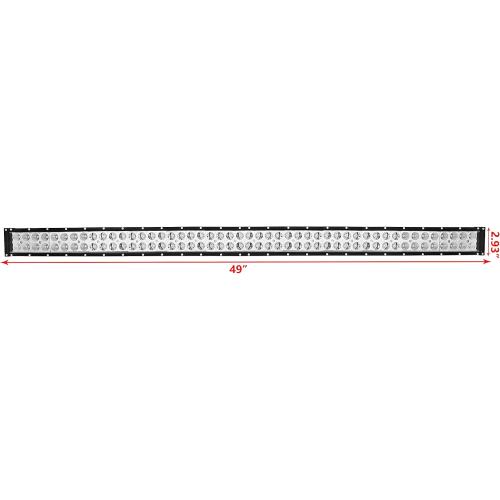 Dasen 50 288W LED Curved Cube Light Bar Pod with Pillar