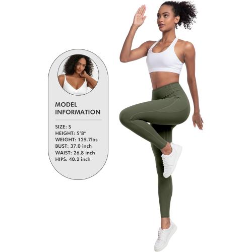 LZYVOO Leggings with Pockets for Women, 6 Packs Soft High Waisted Tummy Control Workout Yoga Pants