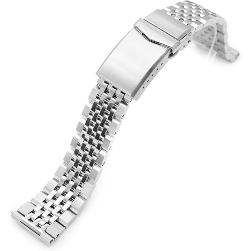 MiLTAT 20mm Asteroid QR Metal Watch Band Straight End Quick Release, 316L Stainless Steel