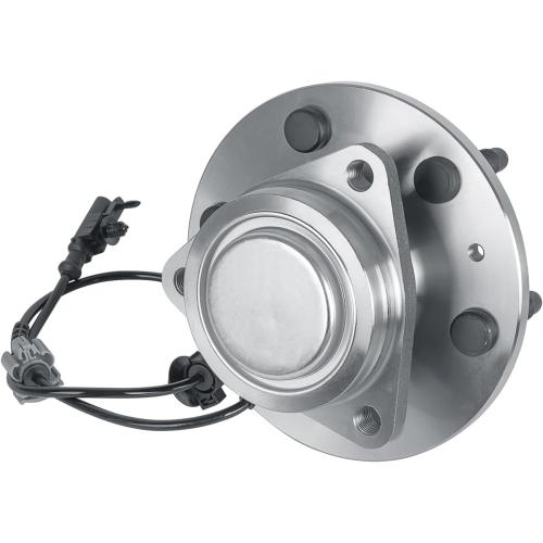 2PCS 515097 (2WD Models Only) Front Wheel Hub Bearing Assembly 6 Lugs w/ABS Compatible for 2007-2013 Sierra 1500/2007-2013 Avalanche/ 2007-2014 Suburban 1500