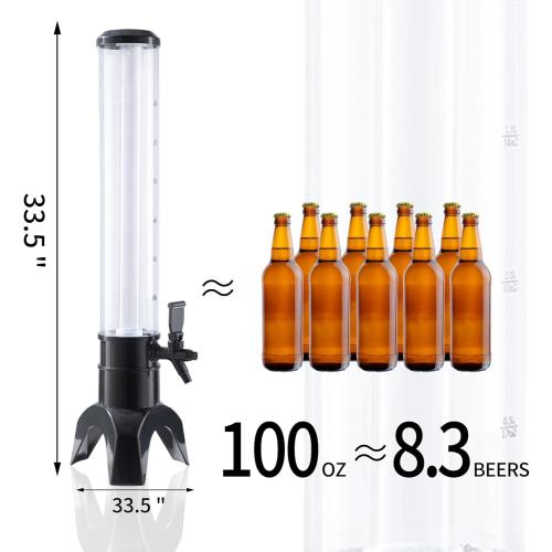 -Beverage Dispenser - Drink Dispensers for Parties -Perfect Home Bar Accessories - Alcohol, Beer & Liquor Dispenser - Mimosa Tower