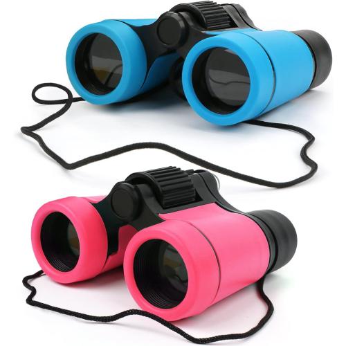 Scotamalone Kids Binoculars Shock Proof Toy Binoculars Set for Age 3-12 Years Old Boys Girls Bird Watching Educational Learning Hunting Hiking Birthday Presents