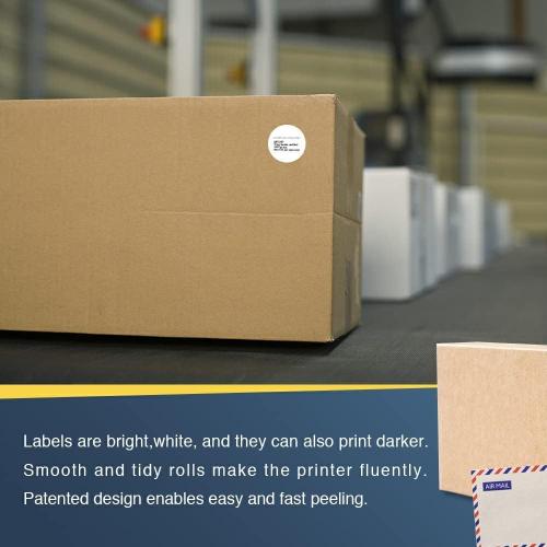 BETCKEY - Compatible Round Labels Replacement for Brother DK-1218 (0.94 in Dia), Use with Brother QL Label Printers [1 Roll/1000 Labels]