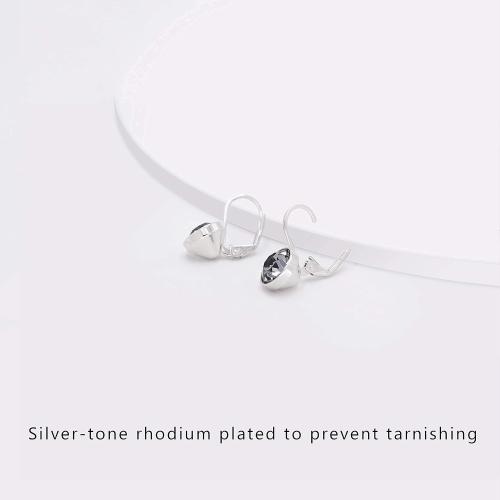 Gorgeous Solitaire Earrings for Women - Embellished with Austrian Crystals, Leverback Drop, Perfect for Any Occasion, Ideal Gifts for Women