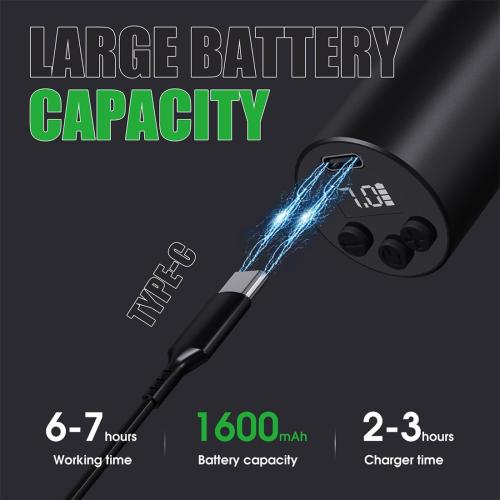 Dragonhawk A1 Beginner Tattoo Kit, Wireless Complete Pro Tattoo Gun Pen Machine Kit, Cartridges Tattoo Machine Needles