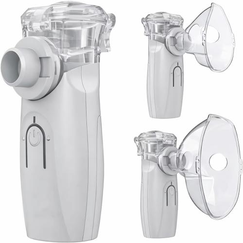 Portable Nebulizer - Nebulizer Machine with 3 Nebulizer Masks and Adjustable Nebulization Rate, Nebulizer for Pets, Handheld and Easy to Use