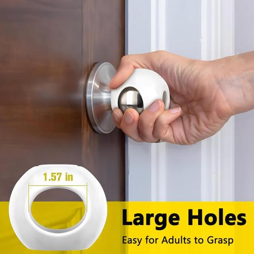 Door Knob Safety Cover for Kids, Large Size Child Proof Door Knob Covers