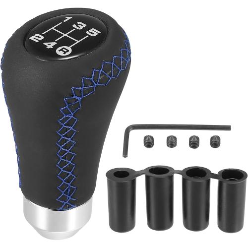 X AUTOHAUX 5 Speed Auto Gear Shift Knob for Automatic and Manual Vehicle