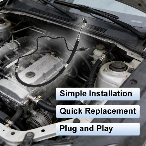 53713-S9V-A01 92163 Power Steering Pressure Line Hose Assembly Replacement Compatible with Honda Pilot V6 3.5L 2005 2006 2007 2008
