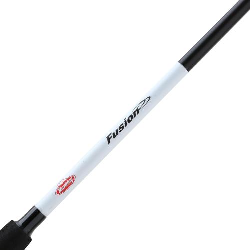 Berkley Fusion Spincast Reel and 6'6 Fishing Rod Combo, 1 Ball Bearing with Lightweight Graphite Reel Body, 2-Piece Rod
