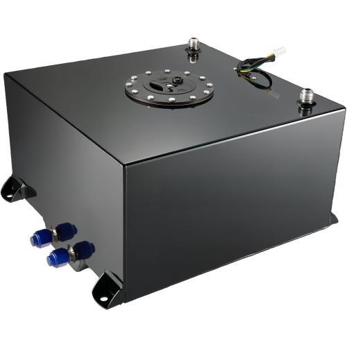EVIL ENERGY 10 Gallon Fuel Cell Gas Tank Aluminum with Level Sender Black Street Drift