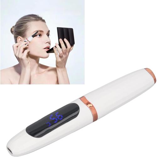 Heated Eyelash Curlers, USB Rechargeable Long Lasting with LED Temp Display Electric Lash Curling Wand with LED Display for 24h Long Lasting Curling