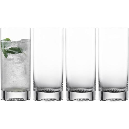 ZWIESEL GLAS Echo Longdrink Glasses(Set of 4), Bar Glasses for Longdrinks, Dishwasher-Safe Machine-Made Tritan Crystal Glasses, Made in Germany (16 Ounce)