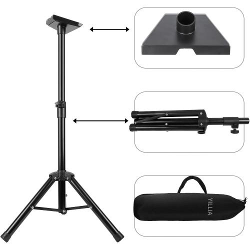 Portable Starlink Gen 3 Tripod, Adjustable Folding Metal Starlink Tripod Stand Gen 3, Metal Tripod Mount for Gen3 Standard Dish, Includes Pipe Adapter