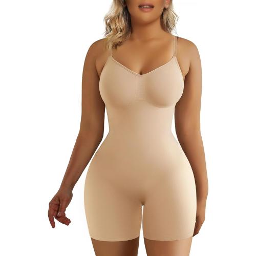 Size L..SHAPERX Women's Shapewear Bodysuit Tummy Control Body Shaper Seamless Sculpting Snatched Waist Body Suit