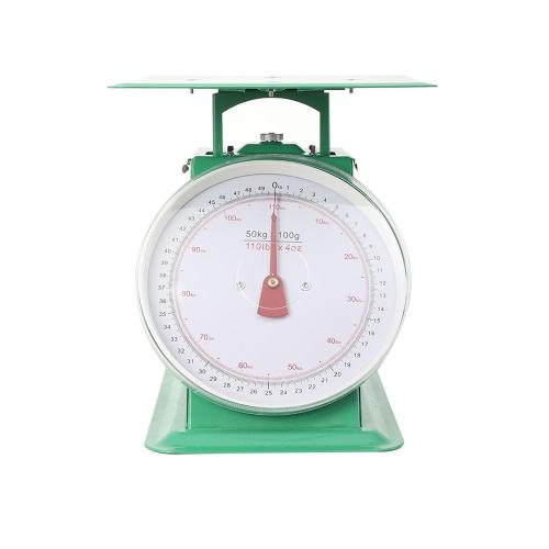 Heavy Duty Portion-Control Mechanical Kitchen and Food Scale Industrial Dial Scale with Stainless Steel Platform 110-LBS