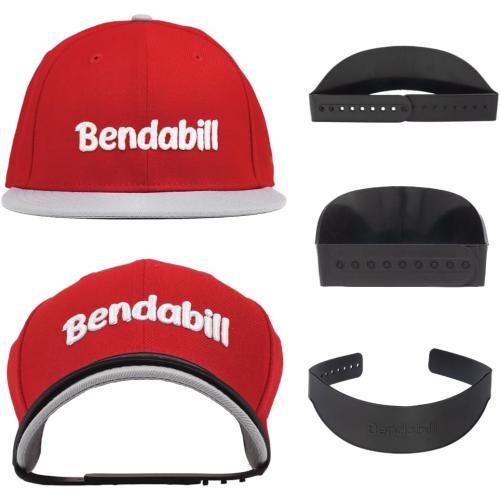 Hat Brim Bill Bender (1 PC) Perfect Hat Bending Strap, Conveniently Shape Your Hat To Your Liking, Hat Curving Tool, Brim Curver, Steaming Optional… (Black)