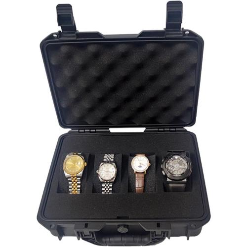 Watch Travel Storage Container Shockproof And Case Wristwatches Presentation Box With Carry Handle