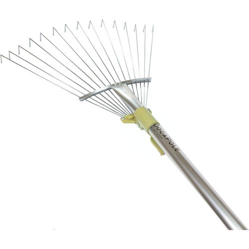 DOCA Gardening Tools Attachment - Extension Pole for Tree Trimming, Fruit Picker, Roof Rake for Leaves - Roof Rake