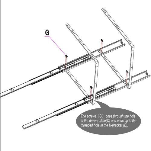 OCG 2 Tier Pull Out Cabinet Organizer (12.5 W x 21 D), Pull Out Drawers for Kitchen Cabinets, Pull Out Shelves for Base Cabinet Organization in Kitchen Bathroom Pantry, Chrome Finish